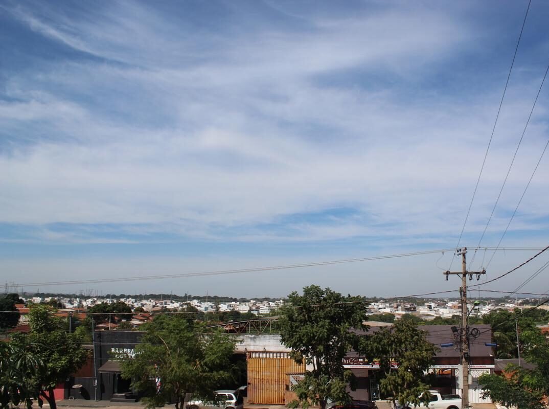 Após calor intenso, Cuiabá terá minima de 15ºC na quinta