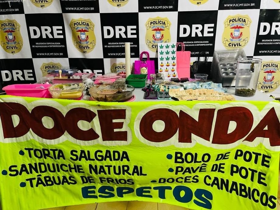 Casal que vendia doces com drogas é preso em Cuiabá